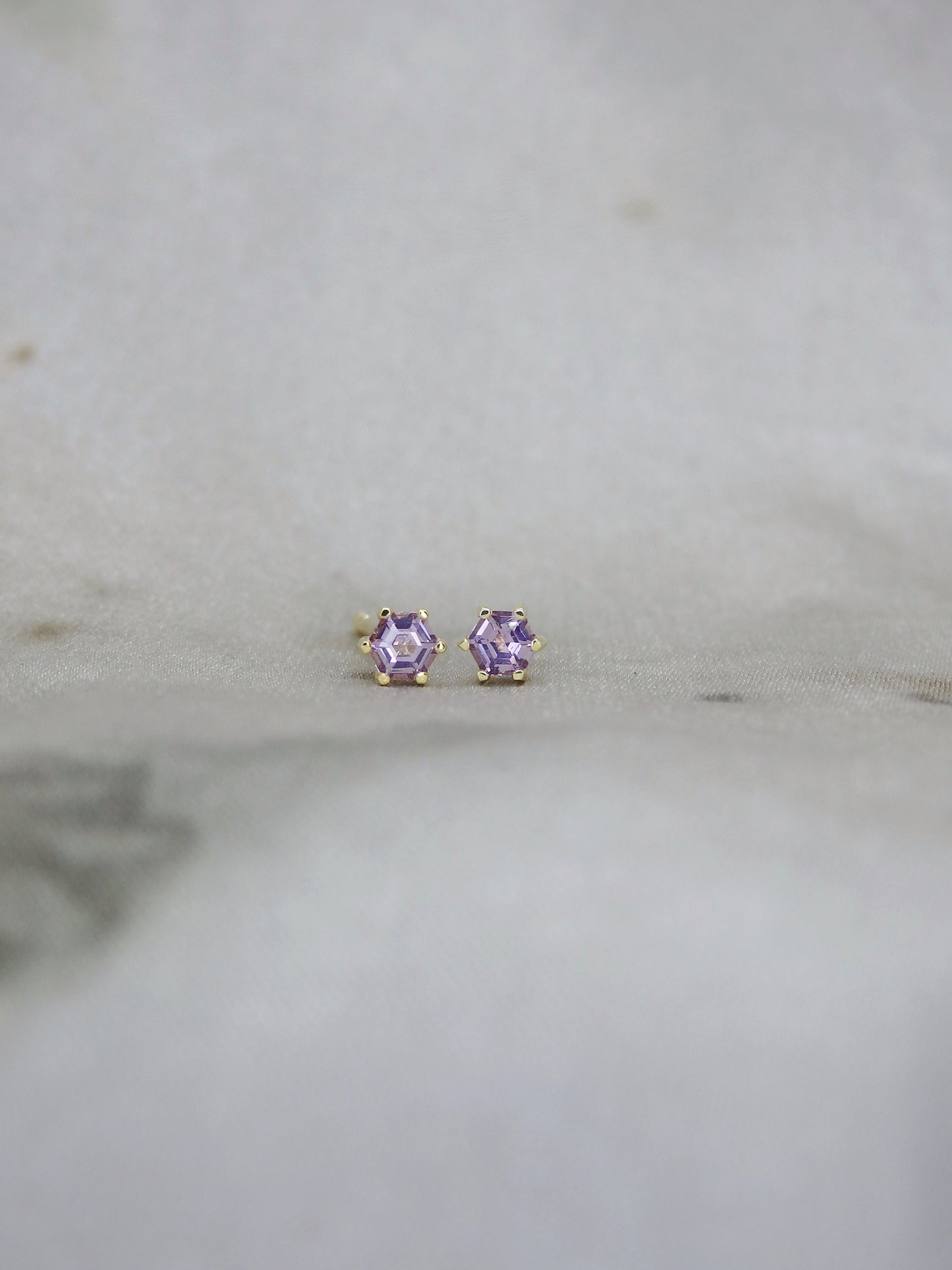 Hexagon Spinel Studs