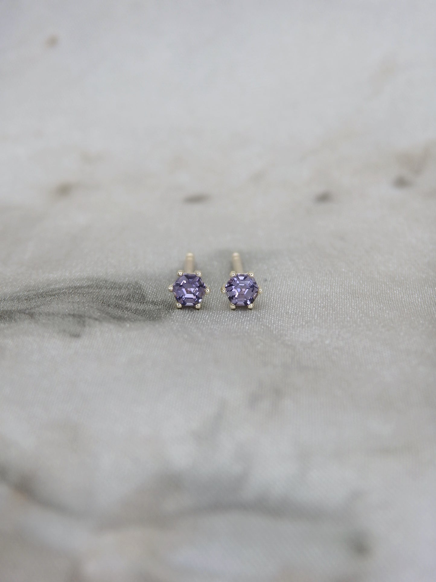 Hexagon Spinel Studs