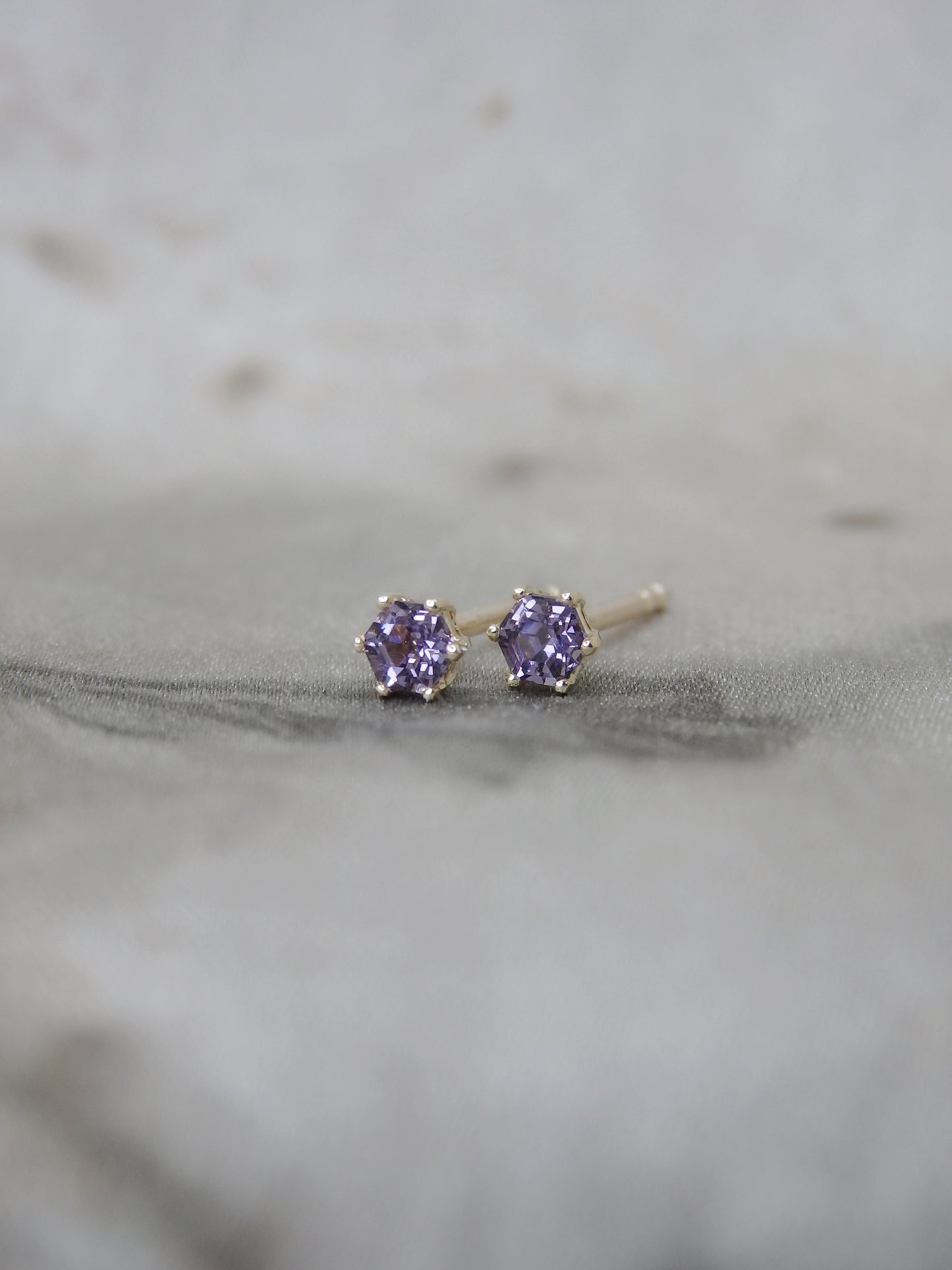 Hexagon Spinel Studs