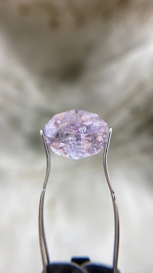 5.15ct “Geode” Pink Sapphire Solitaire Ring