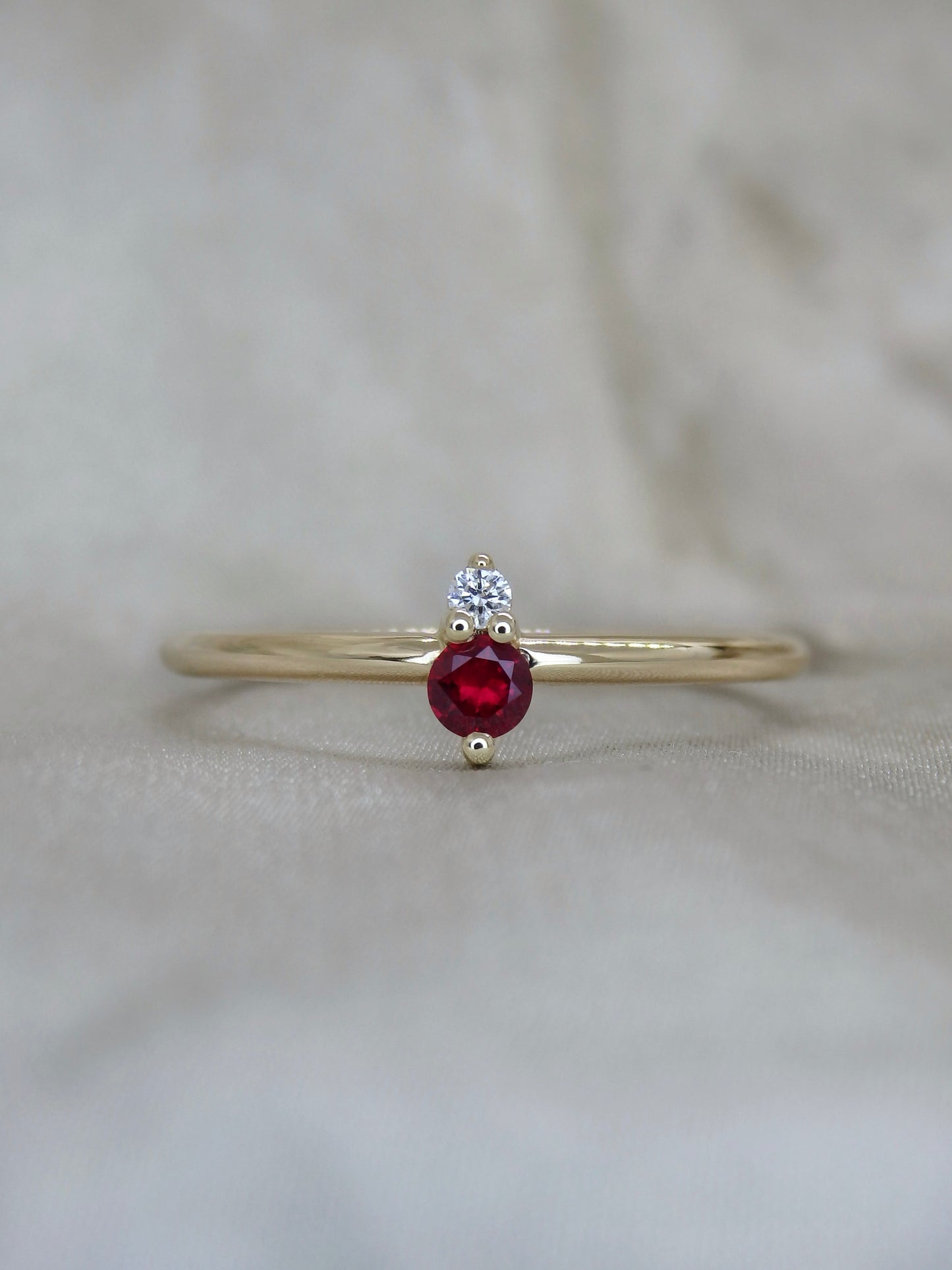 Petite Duet Ring