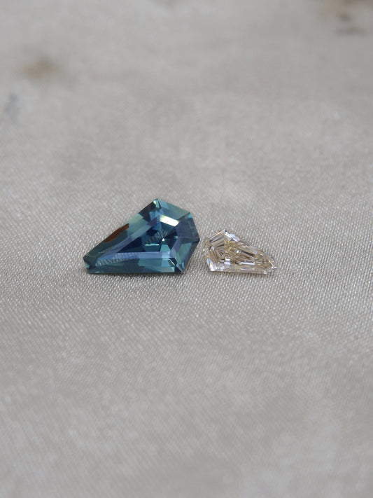 Coming Soon - Tapered Shield Duet Ring