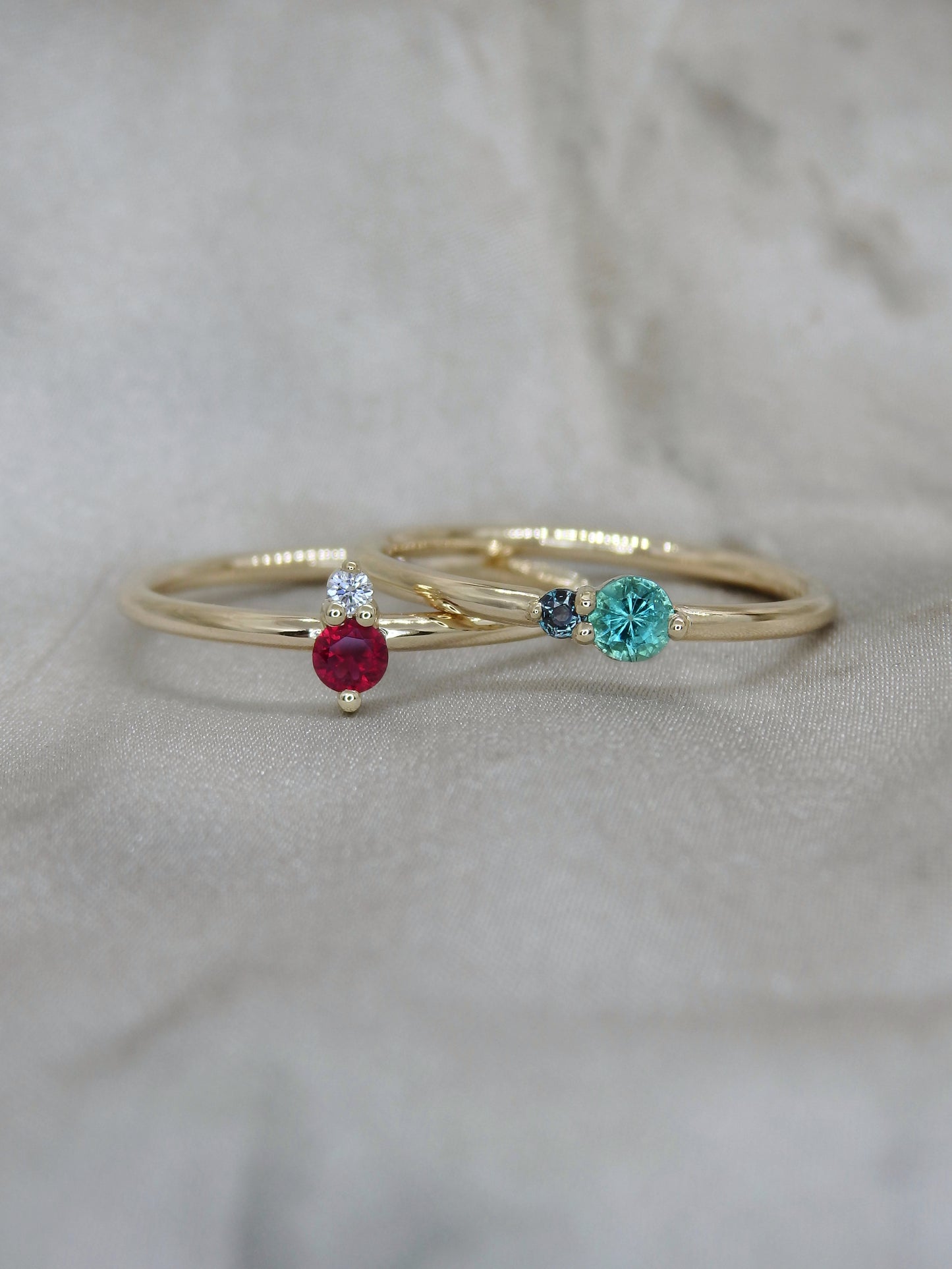 Petite Duet Ring