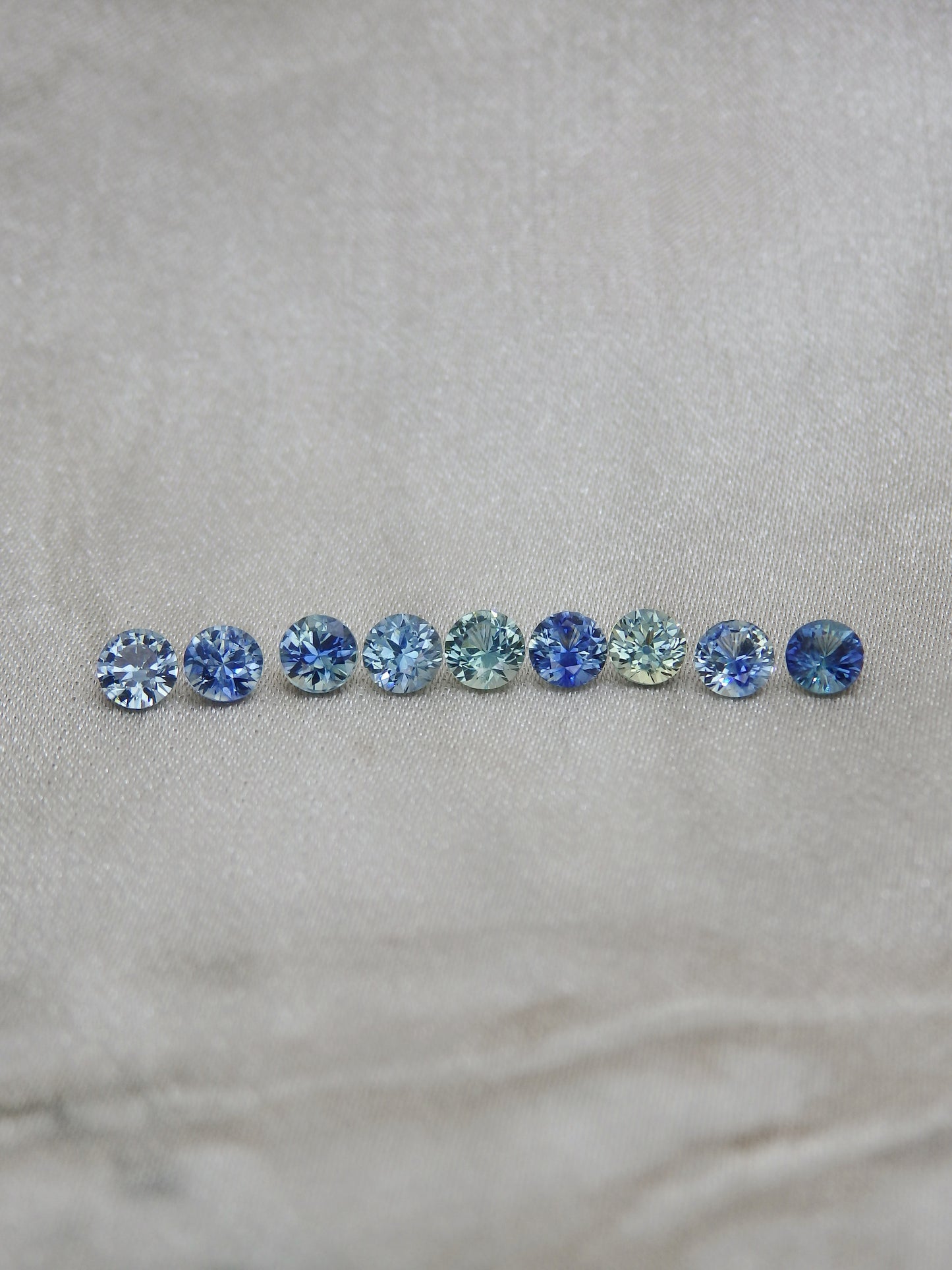 Genevieve Band 3mm Oceanic Sapphires
