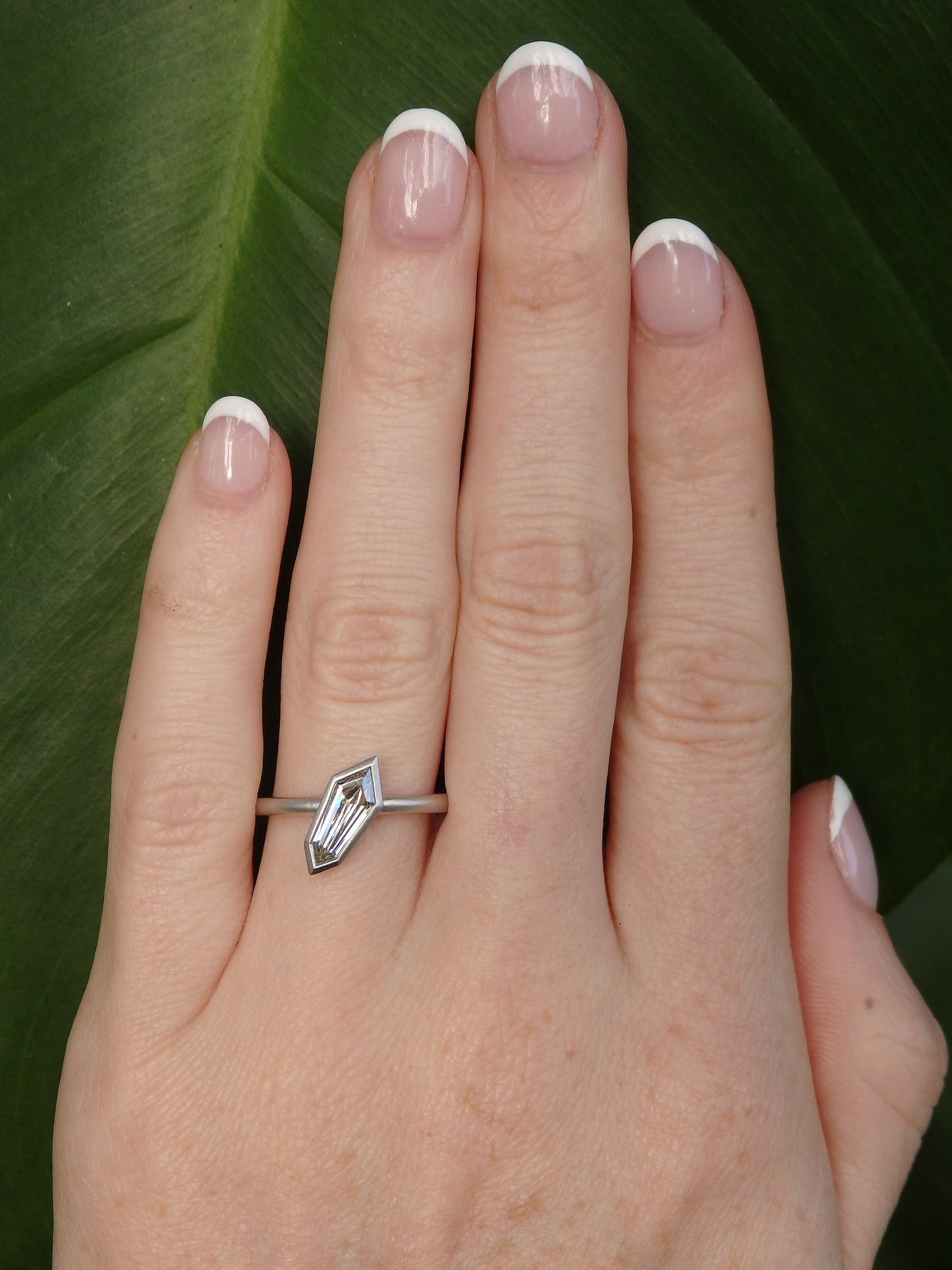 NorthEast Kite Shape Diamond Solitaire Engagement Ring