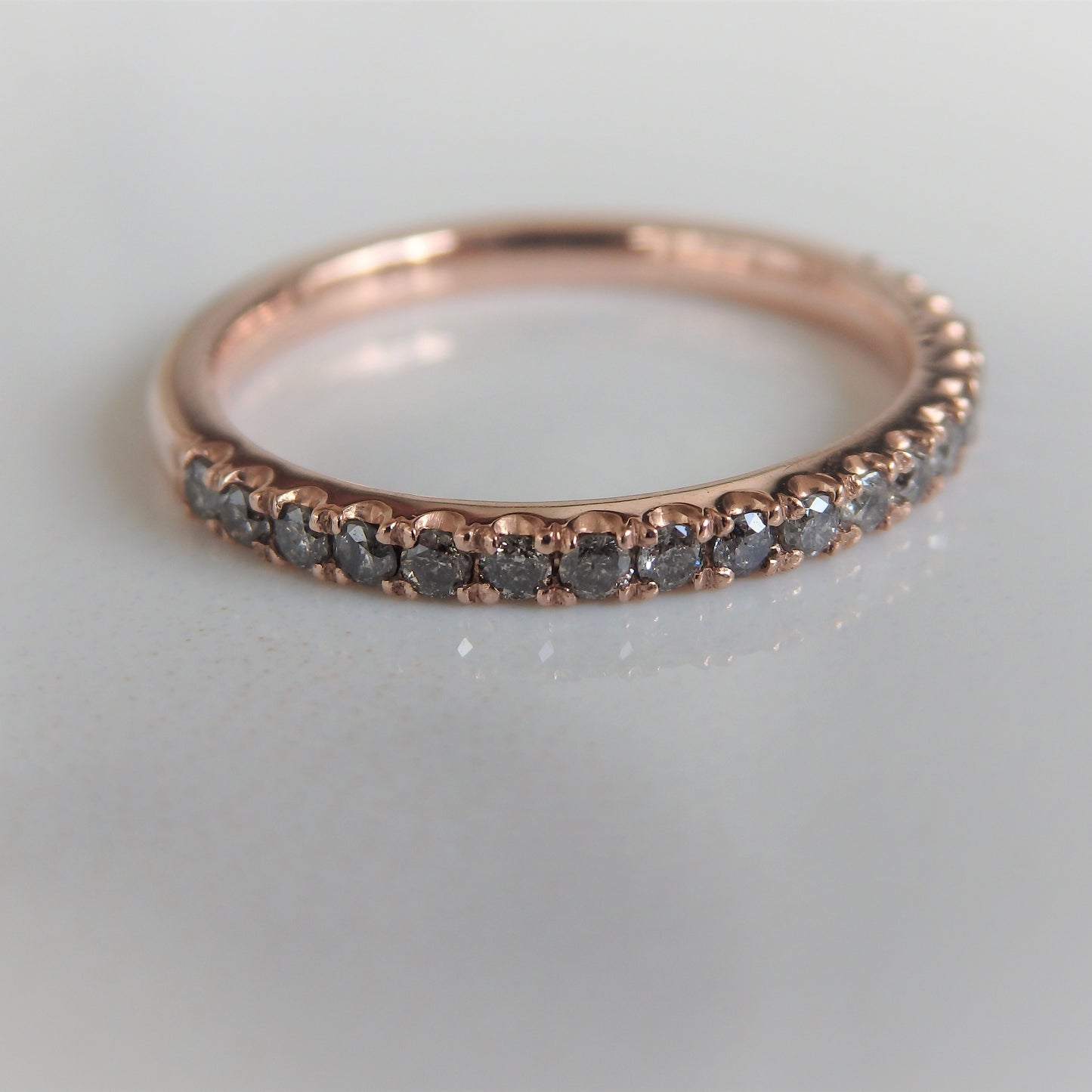 Salt and Pepper Diamond Band