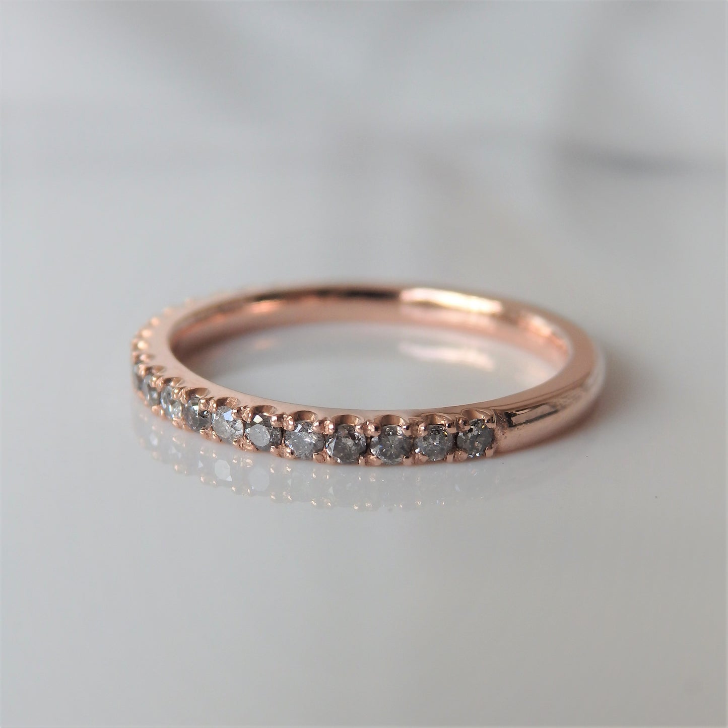 Salt and Pepper Diamond Band