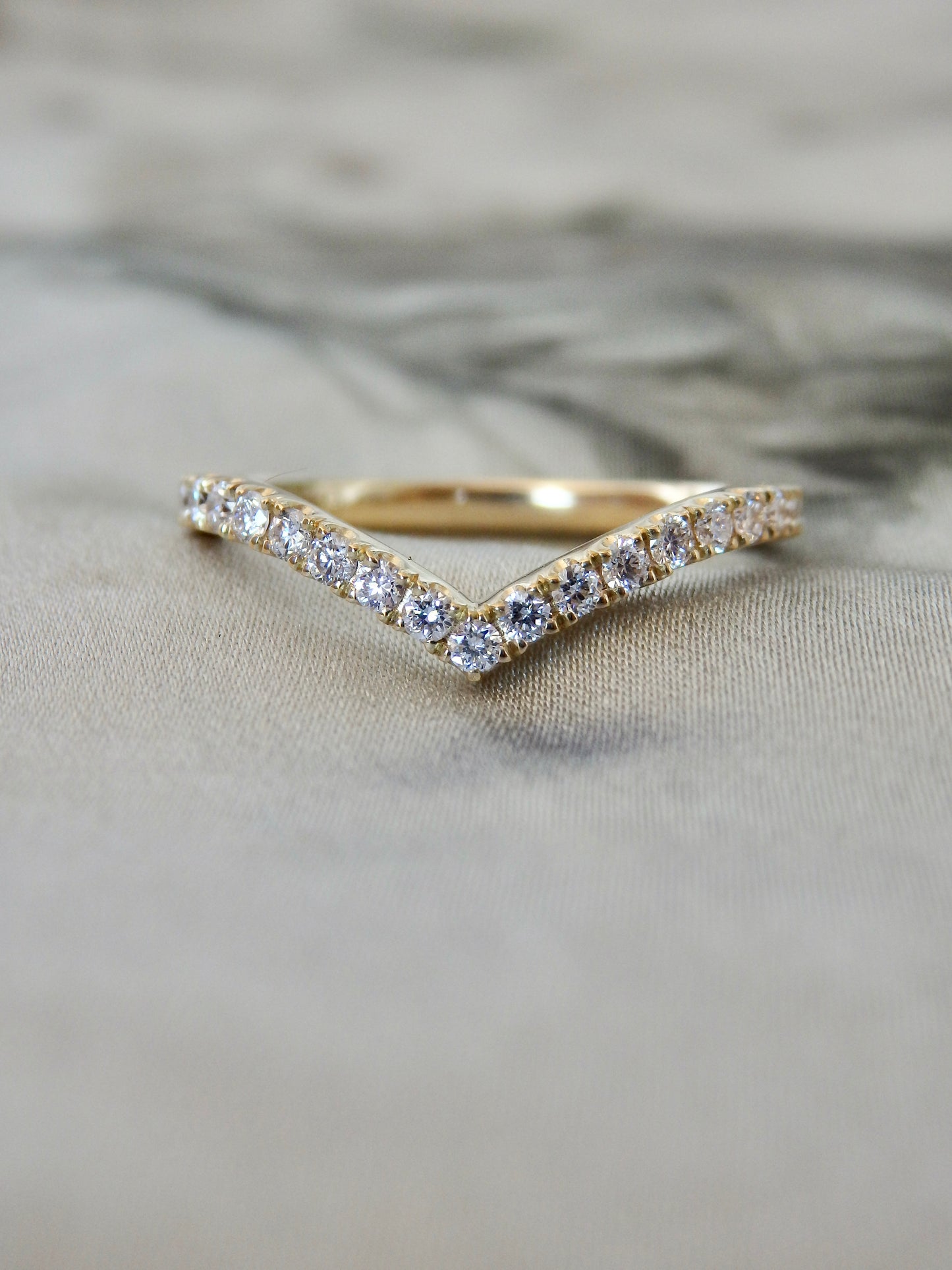 Diamond Peak Fitted Wedding Ring