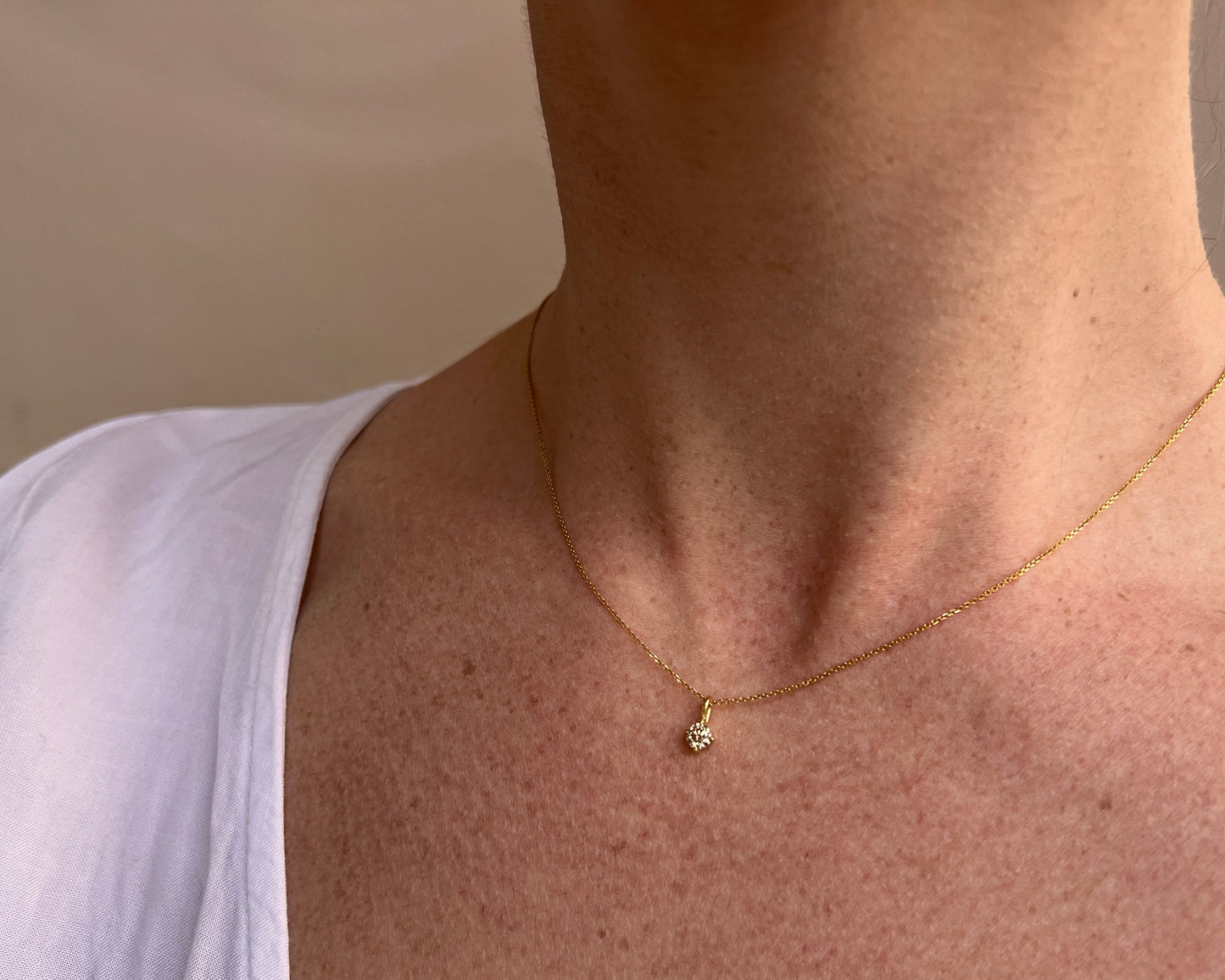 Australian Argyle Diamond Pendant, 18ct Yellow Gold