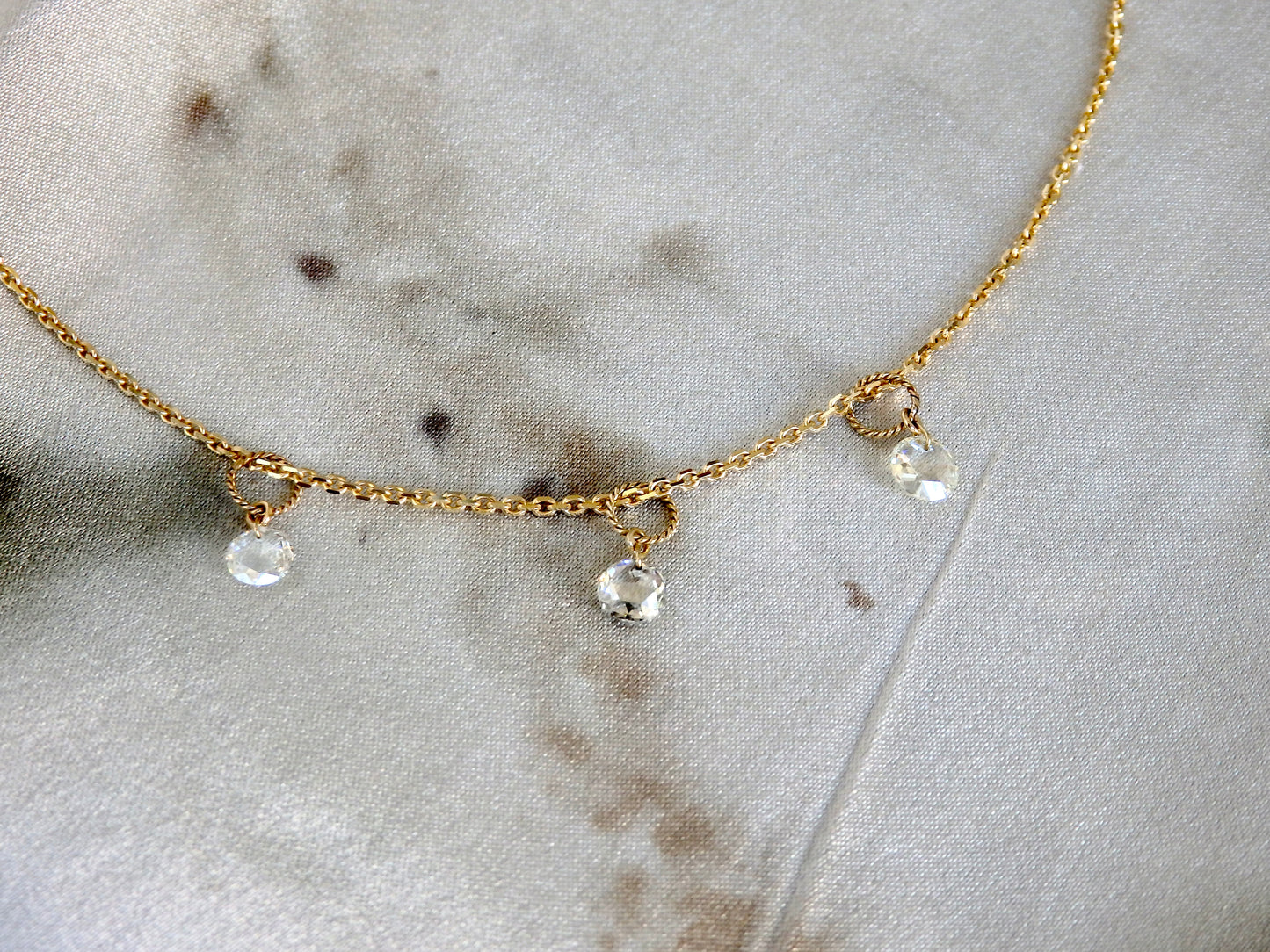 18ct Gold Diamond-Cut Trace Chain