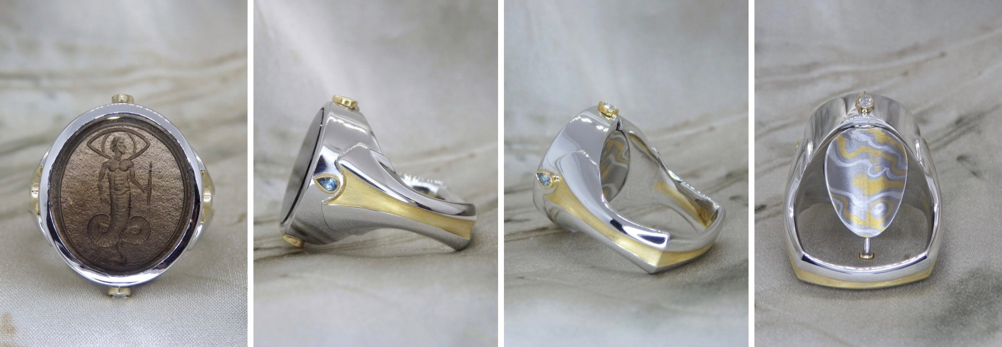 Winner of the 2023 JAA Australasian Jewellery Awards - CAD Category “The Lighthouse” Ring