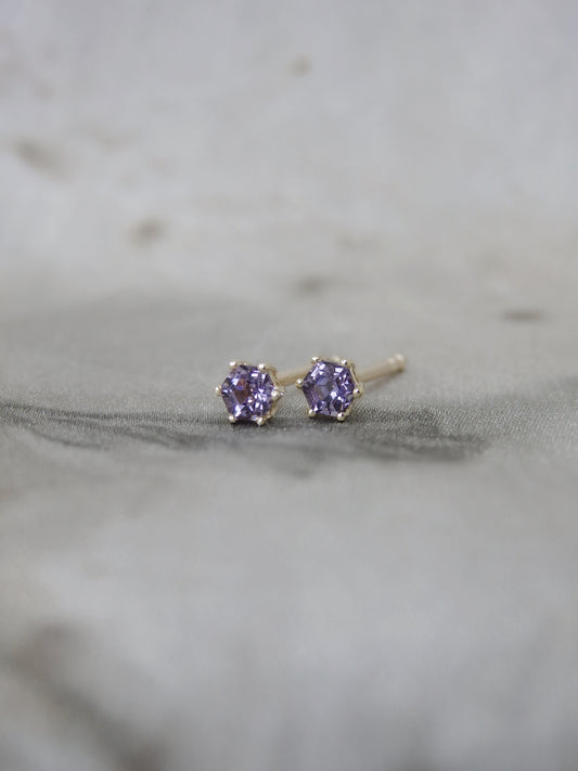 Hexagon Spinel Studs