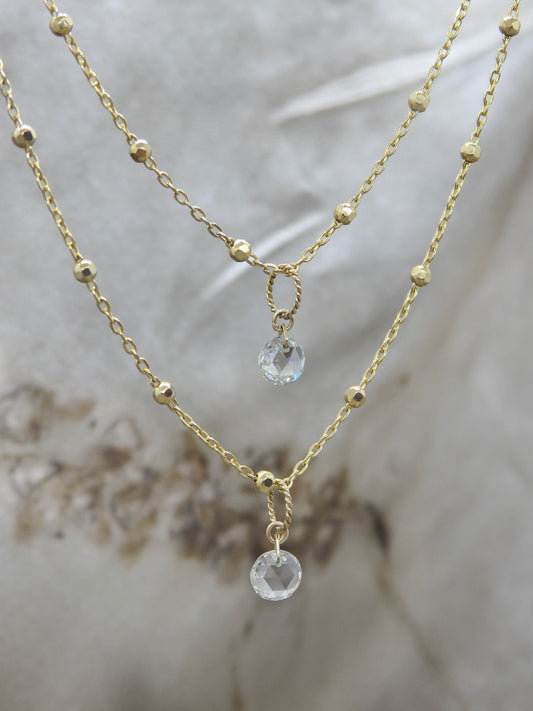 Dew Drop Diamond Pendant