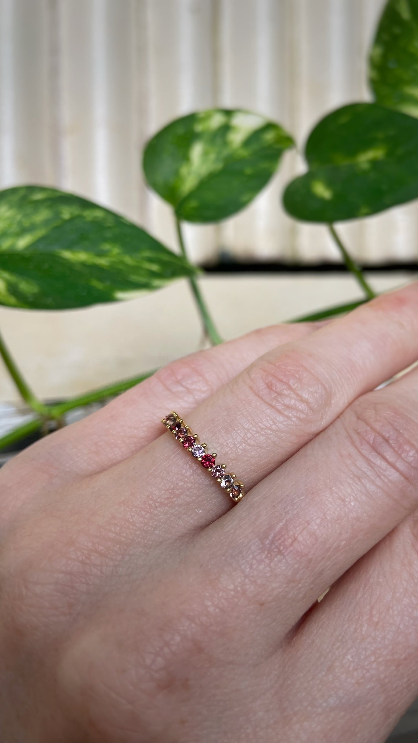 Poppy Ruby & Sapphire Band