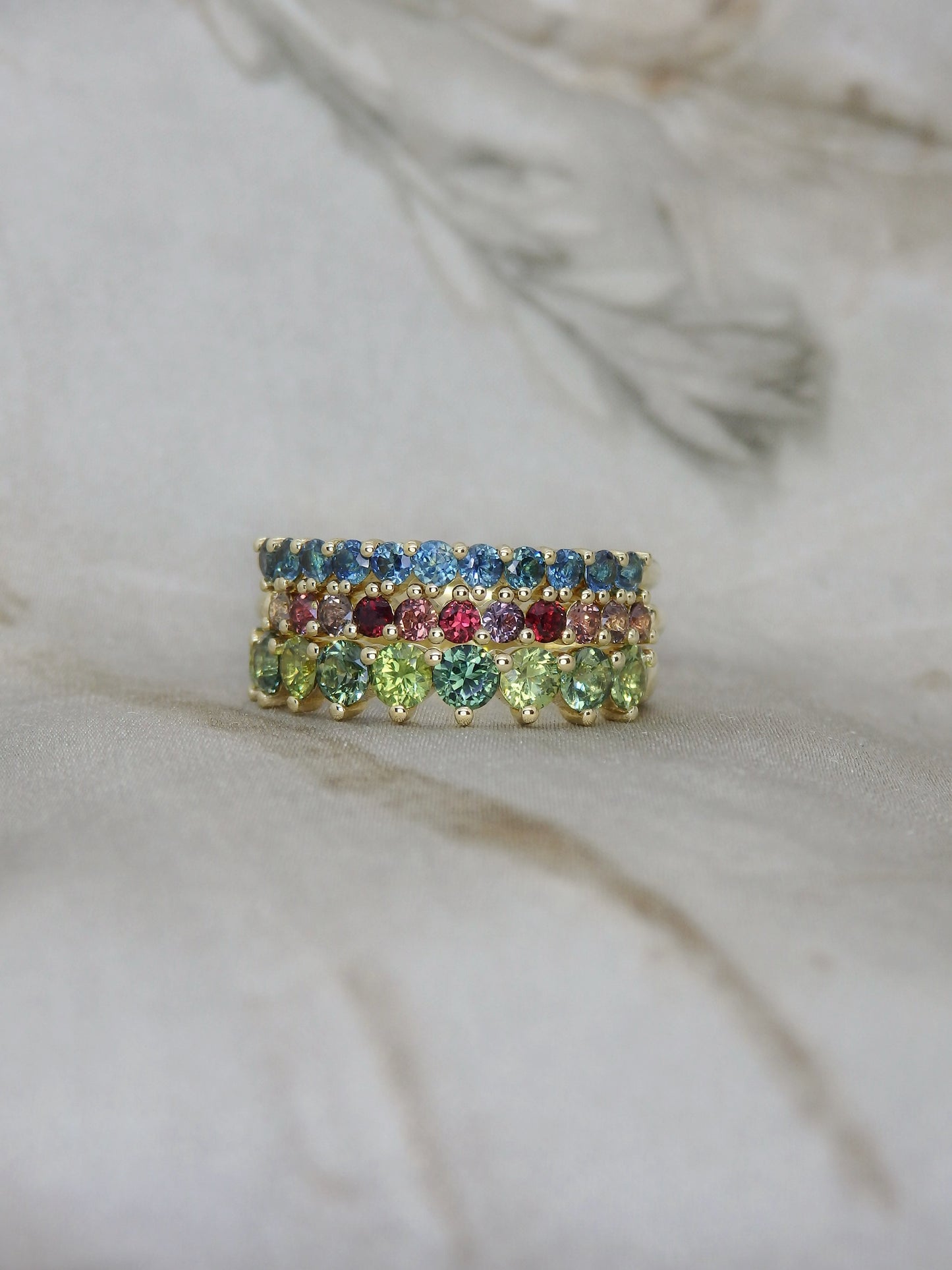Poppy Ruby & Sapphire Band