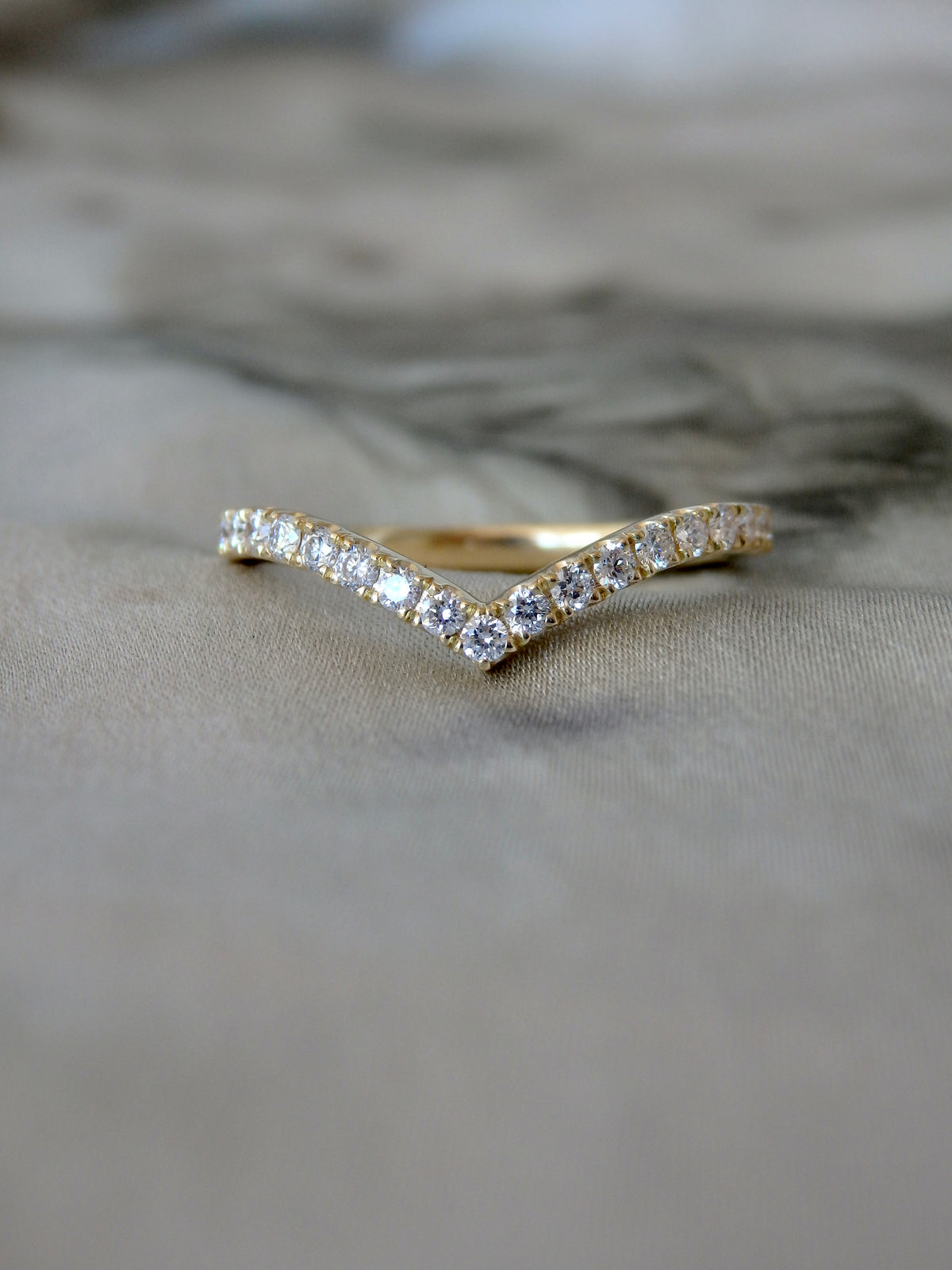 Diamond Peak Fitted Wedding Ring
